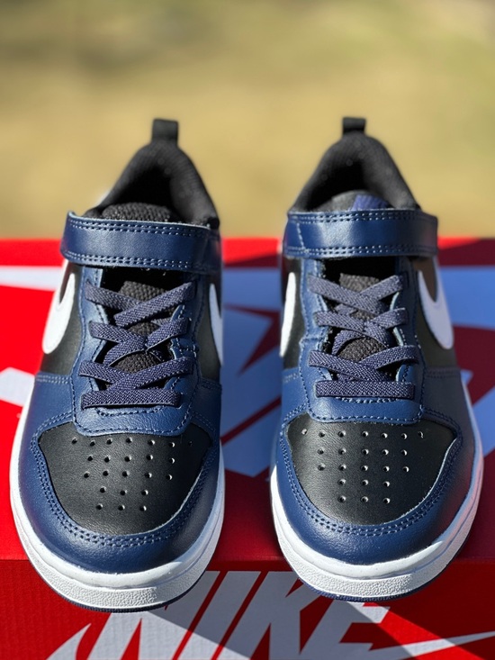 Nike Court Borough Navy Preschool Everyday Casual Sneaker Youth 11C | 13C NEW - Picture 5 of 9